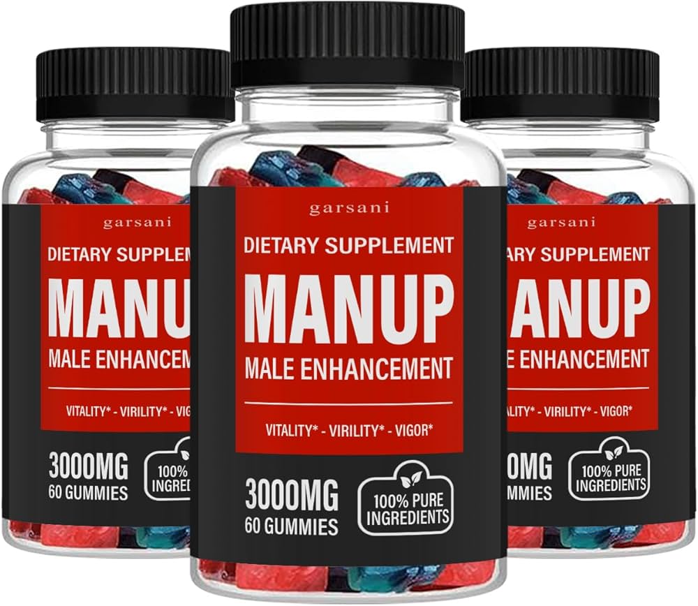 Man Up Gummies - ManUp Gummies (3 Pack, 180 Gummies) Man Up Gummies - ManUp Gummies (3 Pack, 180 Gummies)