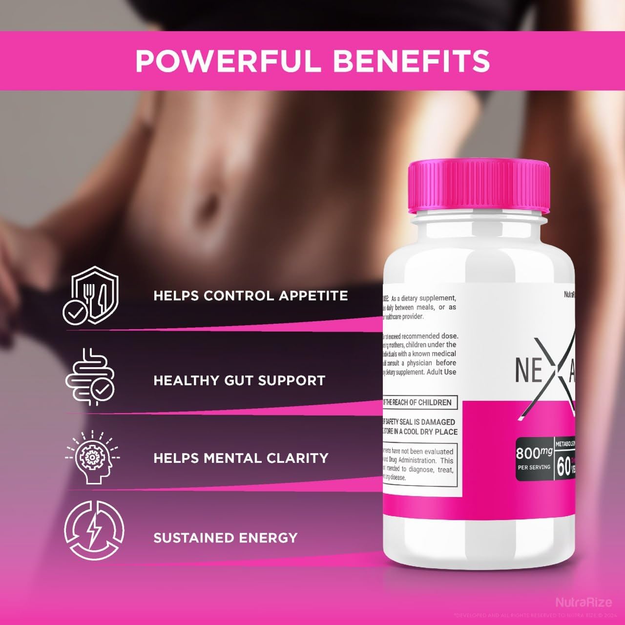 NutraRize 2 Pack) Nexaslim Capsule, Nexaslim Metabolism Booster Formula, Dietary Supplement for Advanced Weight Loss, Maximum Strength All-Natural ... NutraRize 2 Pack) Nexaslim Capsule, Nexaslim Metabolism Booster Formula, Dietary Supplement for Advanced Weight Loss, Maximum Strength All-Natural ...